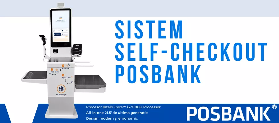 Sistem Self-Checkout POSBANK cu soft inclus